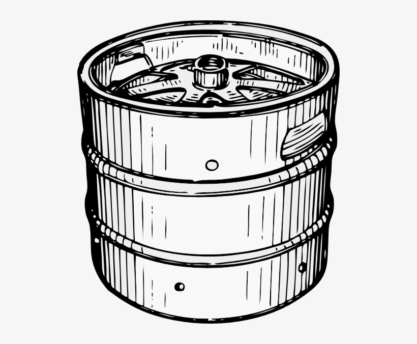 820x676 Free Vector Beer Keg Clip Art