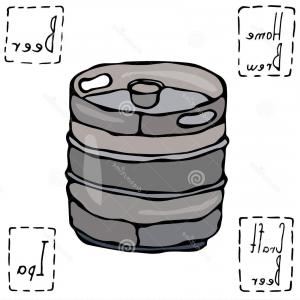 300x300 Single Oil Barrel Vector Clipart Studiogrfx