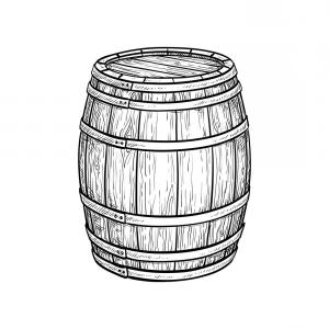 300x300 Stock Illustration Wooden Beer Keg Icon Hoodamathrun