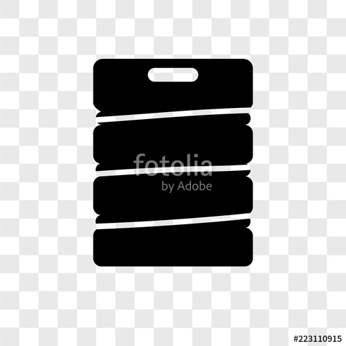 500x500 Beer Keg Icons Isolated On Transparent Background Modern
