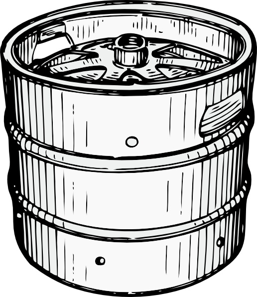 516x596 Beer Keg Clip Art Free Vector In Open Office Drawing