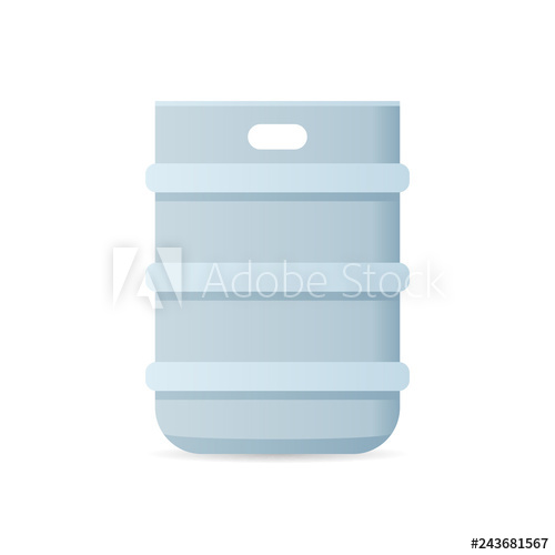 500x500 Beer Keg Icon Clipart Image Isolated On White Background