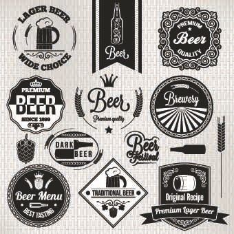340x340 Black And White Beer Labels Vector Home Brew Label Project