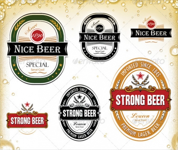 599x505 Beer Labels