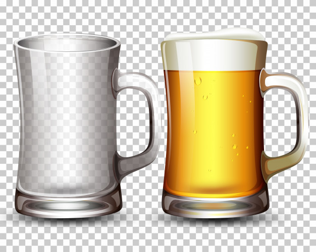 626x500 Set Of Glass And Beer Vector Free Download