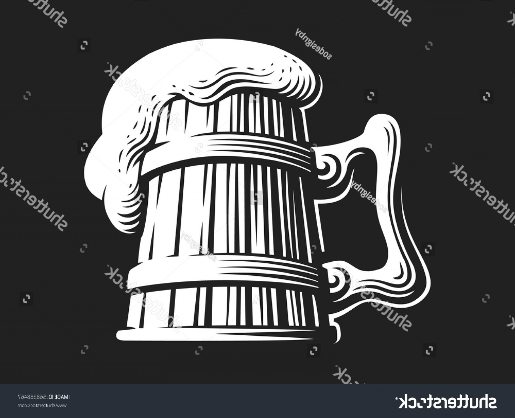 1800x1462 Wooden Beer Mug Vector Illustration Design Soidergi