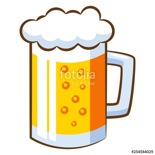 500x500 Beer Mug Vector Stock Image And Royalty Free Vector