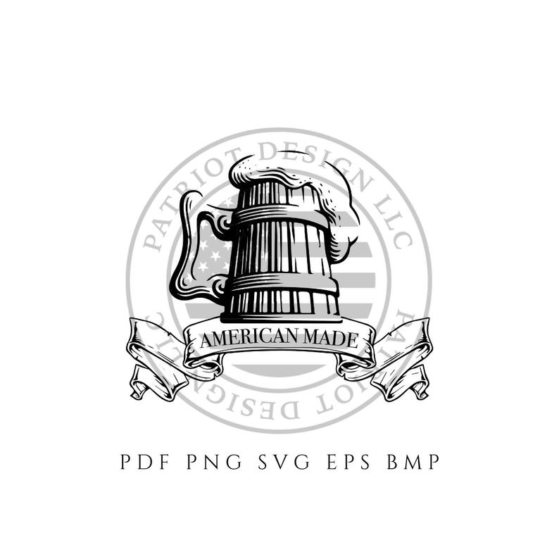 794x794 Beer Mug Mug Vector American Made American Made Vector Etsy