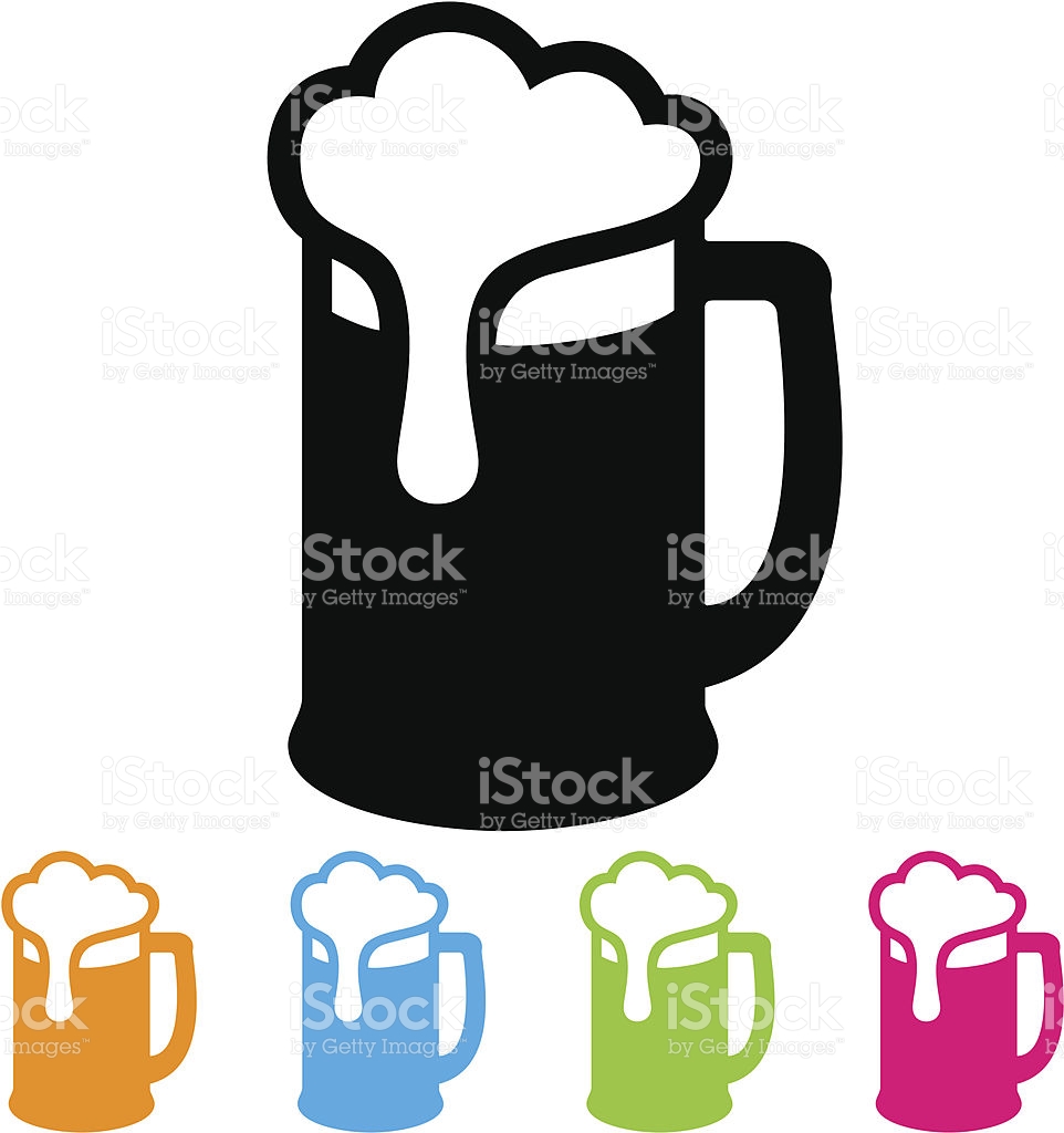 962x1024 Beer Mug Vector Icon