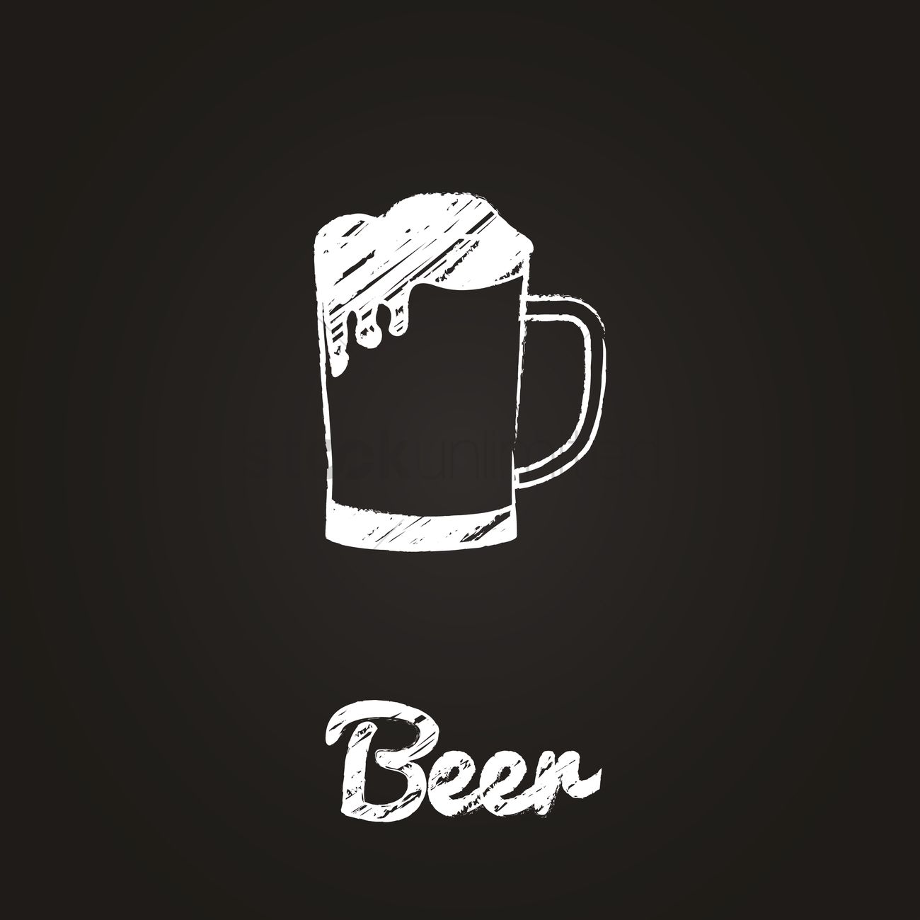 1300x1300 Free Beer Mug Vector Image