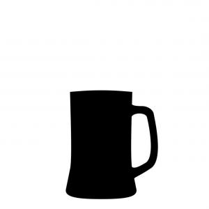 300x300 Isolated Silhouette Beer Mug Vector Illustration Catchsplace