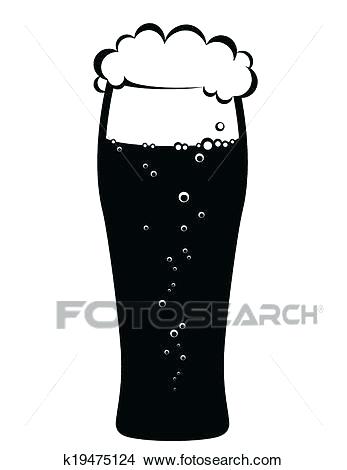 347x470 Beer Glass Clipart Black Mug Vector Free