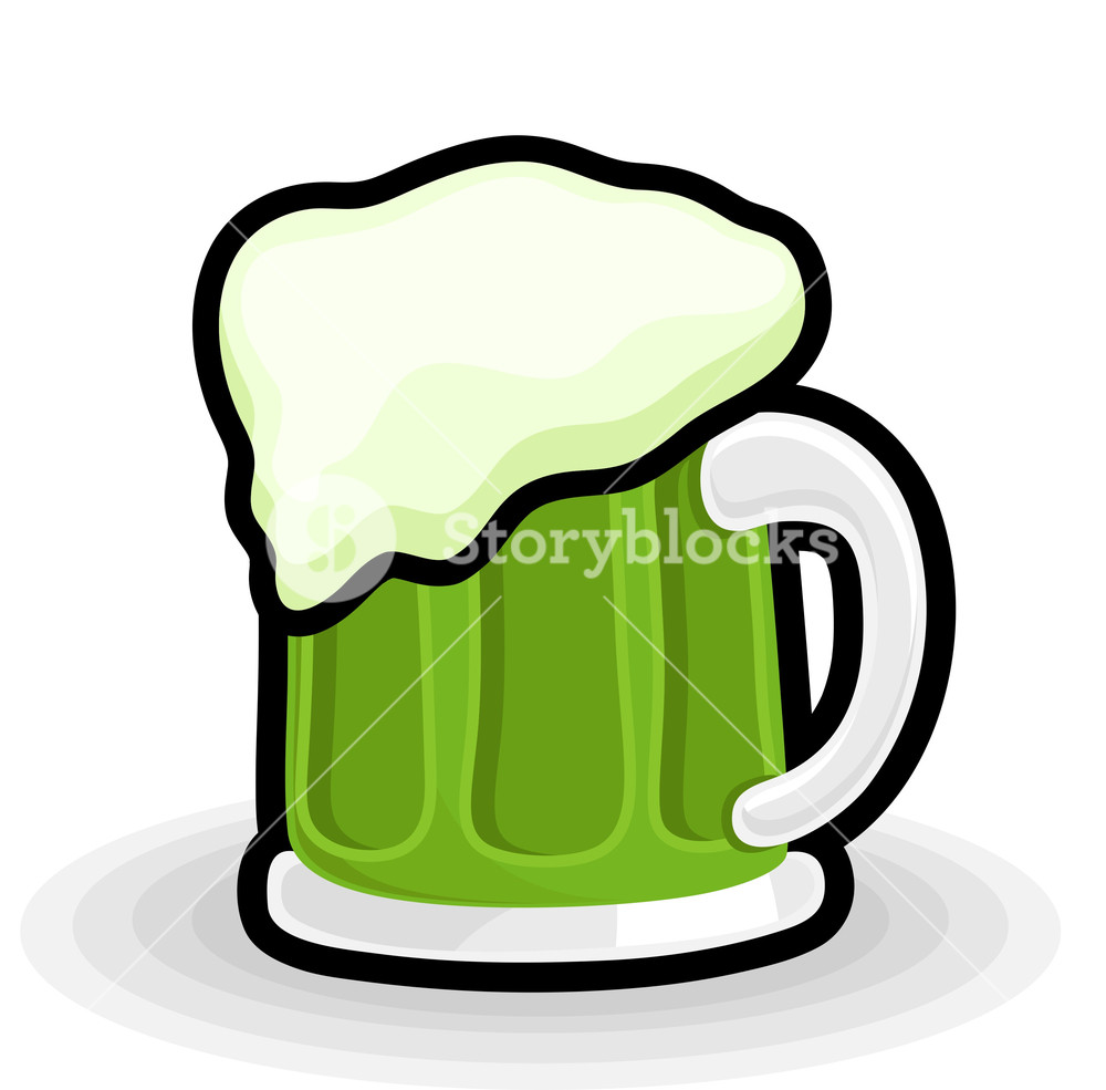 1000x985 Retro Beer Mug Vector Shape Royalty Free Stock Image