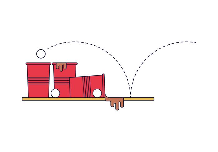 Free Beer Pong Vector 700x490 Free Beer Pong Vector