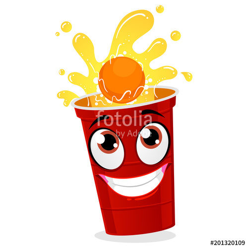 Illustration Of Beer Pong Cup Mascot Stock Image And Royalty Free 500x500 Illustration Of Beer Pong Cup Mascot Stock Image And Royalty Free