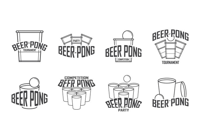 700x490 Free Beer Pong Logo Vector