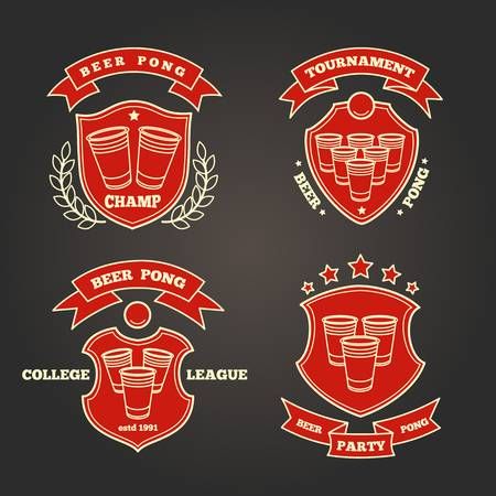 450x450 Stock Vector Beer Pong Party Beer Pong, Beer, Thin Line