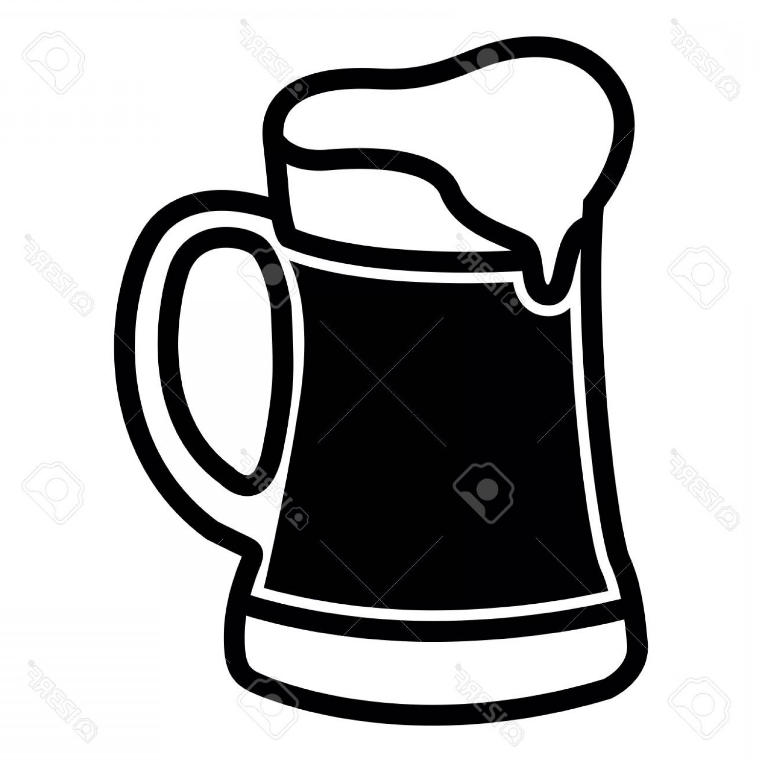 1560x1560 Beer Mug Vector Isolated Cultracing