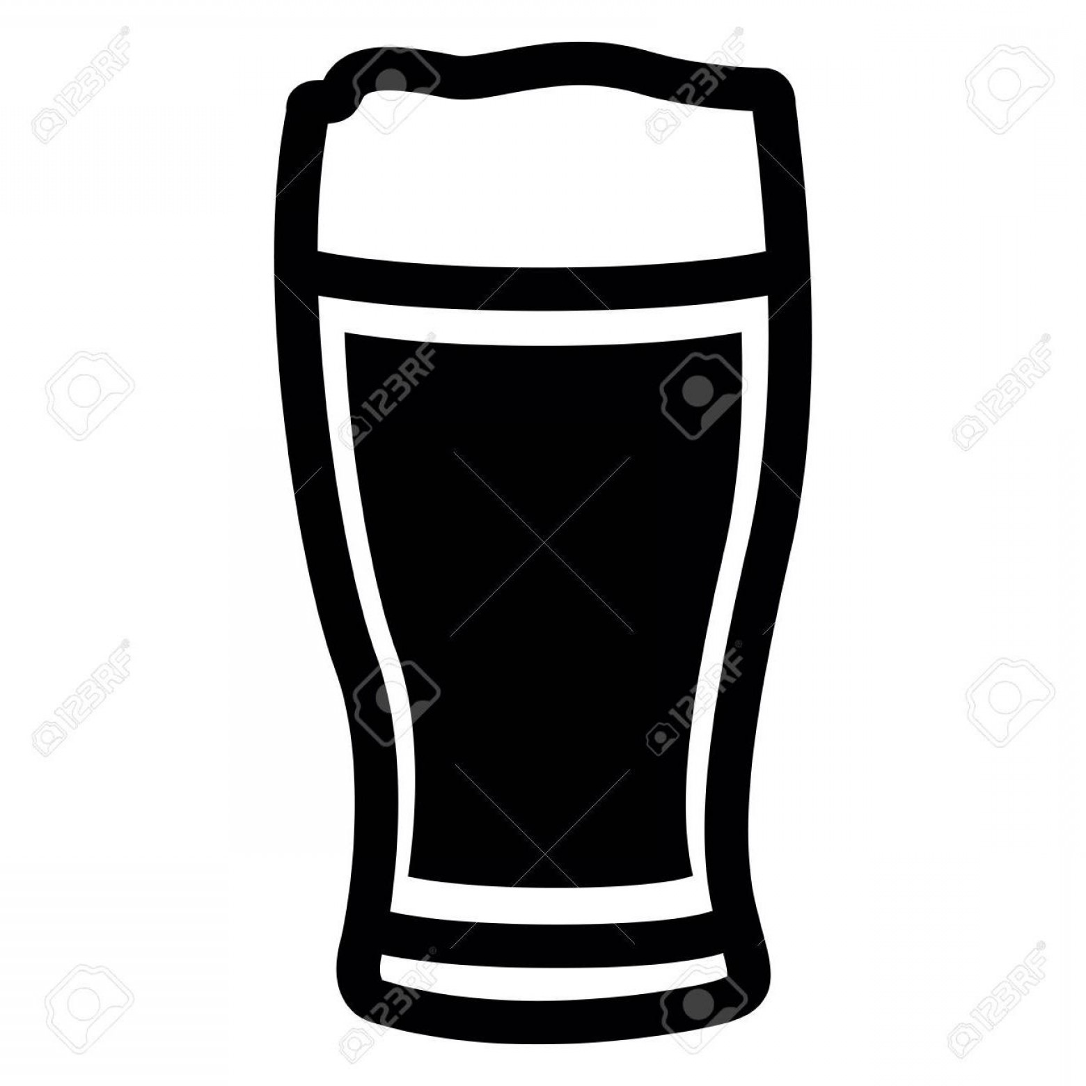 Beer Silhouette Vector at Vectorified.com | Collection of Beer