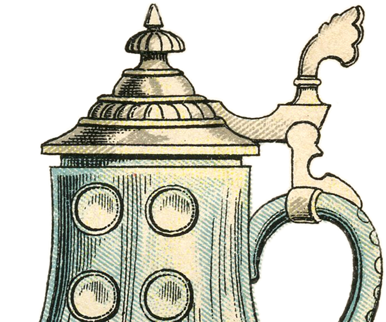 1300x1083 German Beer Stein Clipart