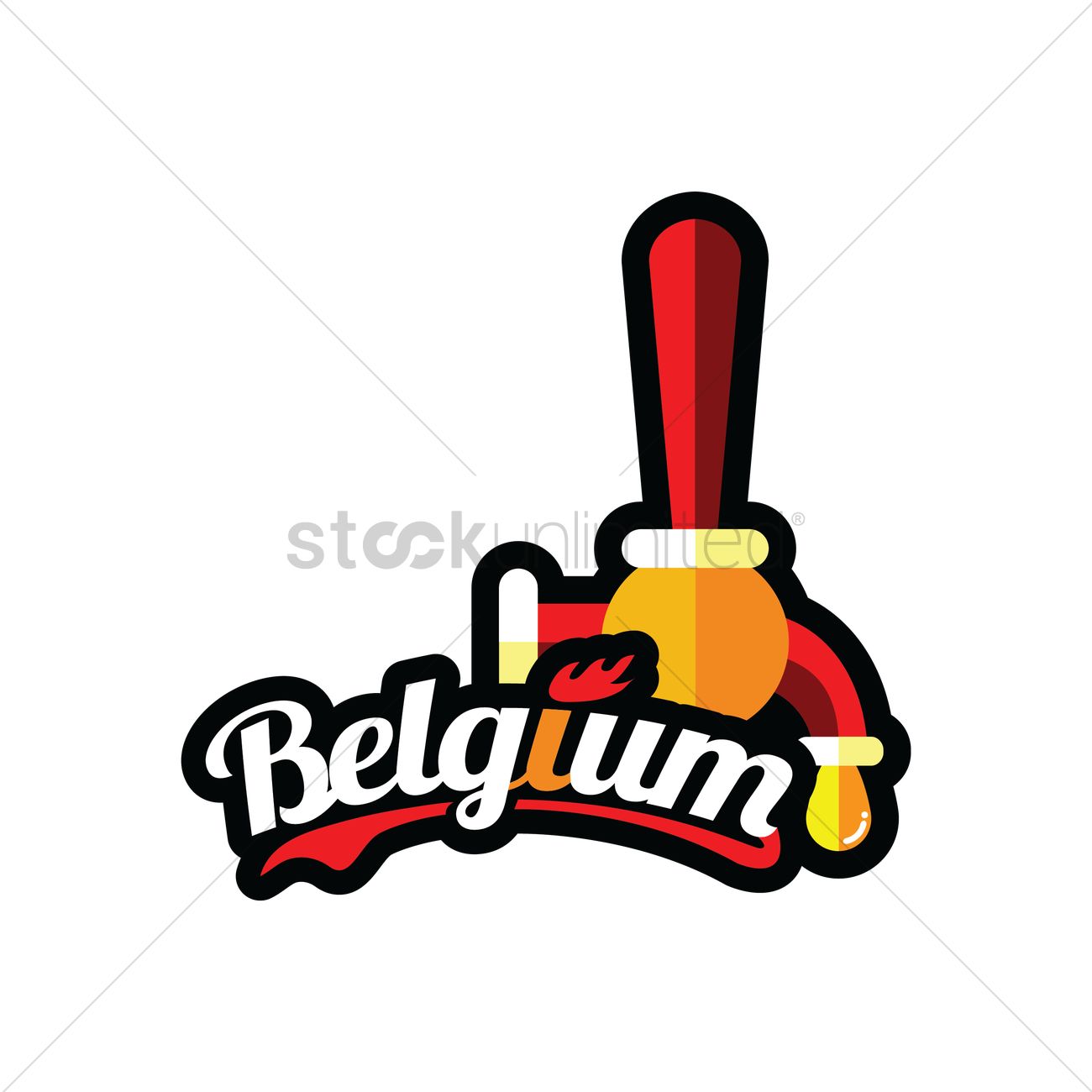 1300x1300 Beer Tap Vector Image