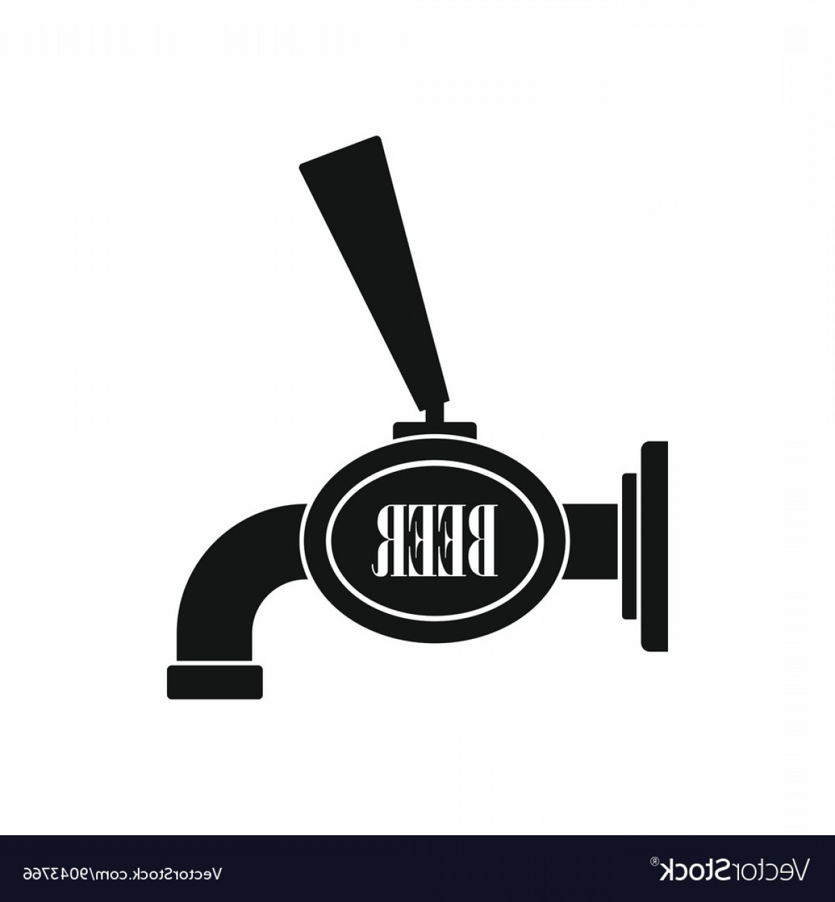 1200x1296 Black Beer Tap Icon Simple Style Vector Soidergi