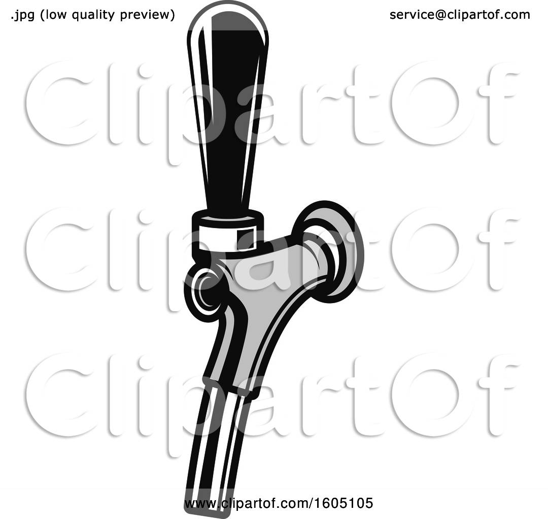 1080x1024 Clipart Of A Beer Tap Nozzle
