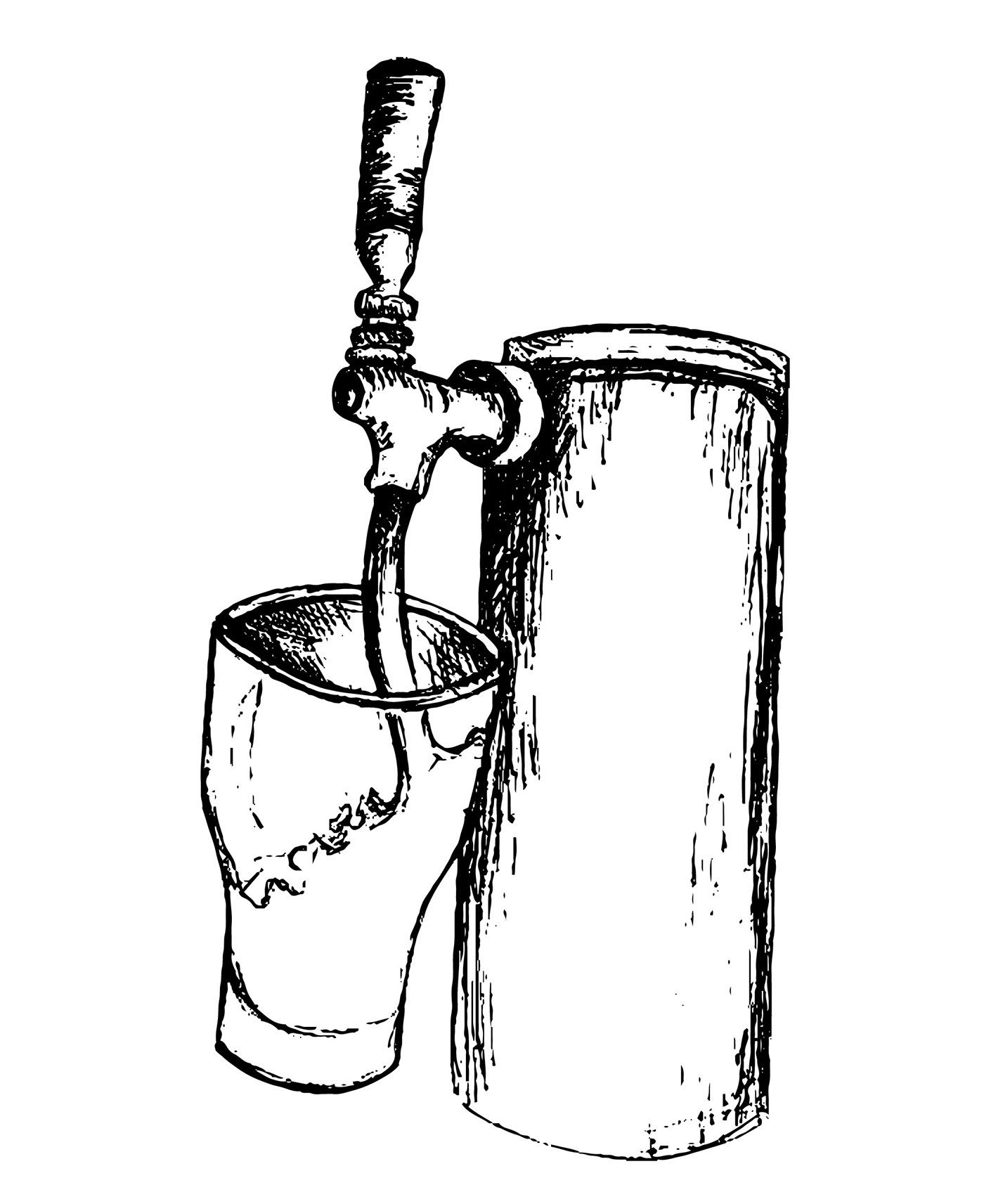 1400x1713 Beer Tap Vector On Behance Chps In Beer Taps, Beer, Behance