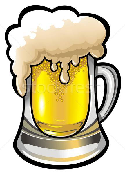 Glass Of Beer Vector Illustration Sergey Oganesov 431x600 Glass Of Beer Vector Illustration Sergey Oganesov