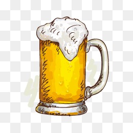 260x260 Hand Painted Beer, Beer Vector, Hand Pai