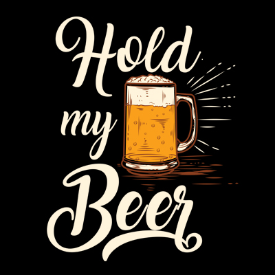 400x400 Hold My Beer Vector Custom T Shirts Tshirt Factory