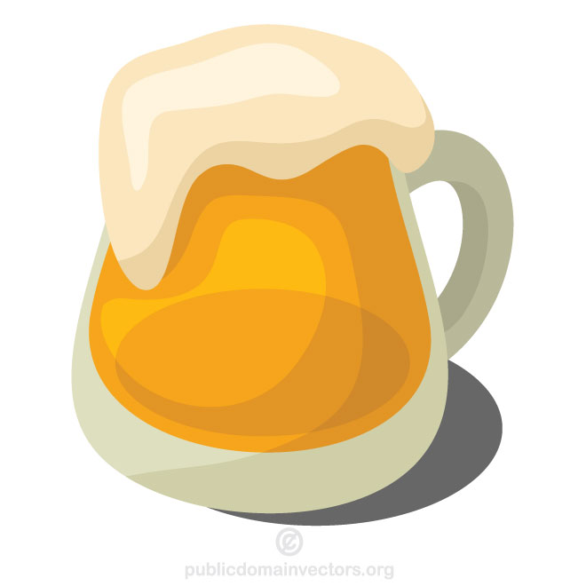660x660 Mug Of Beer Vector Image