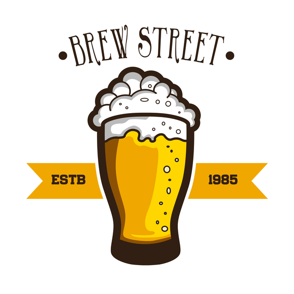 600x600 Retro Styled Label Of Beer Vector Free Download