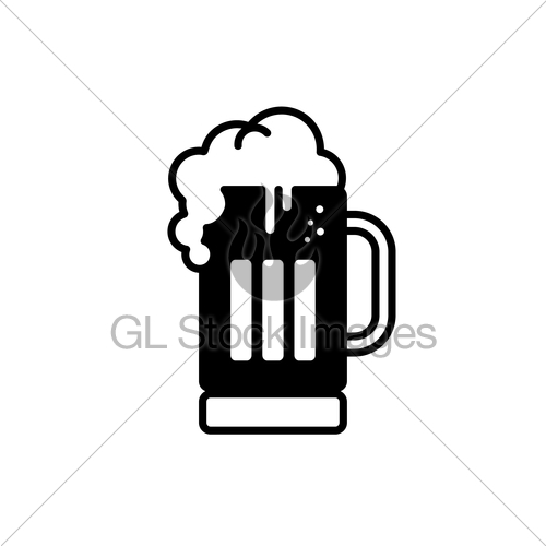 500x500 Cold Glass Of Beer Vector Gl Stock Images