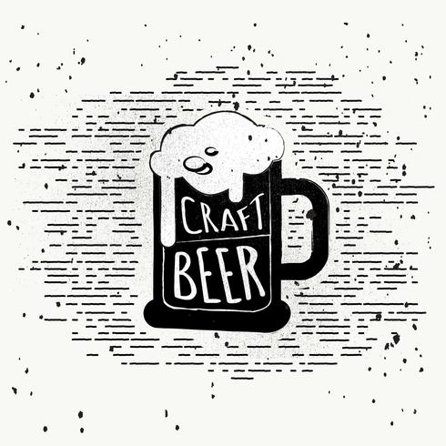 490x490 Free Hand Drawn Beer Vector Background