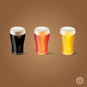 Free Glasses Of Beer Vector Ian Barnard 300x300 Free Glasses Of Beer Vector Ian Barnard