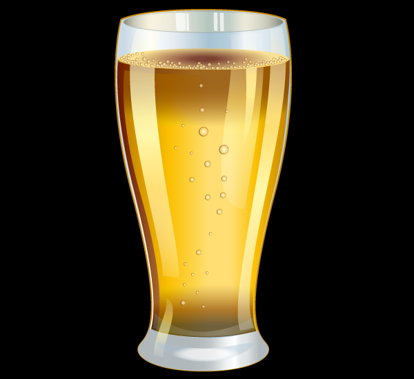 Glass Of Beer Vector Graphics 600x550 Glass Of Beer Vector Graphics