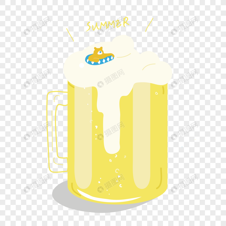 860x860 Summer Ice Beer Vector Cool Material Png Image Picture Free