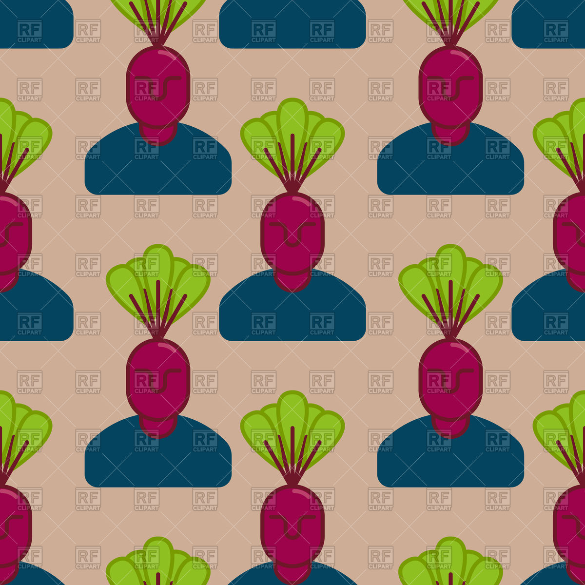 1200x1200 Office Vegetables Garden Manager Beet Vector Image Of Conceptual