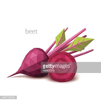 415x415 Polygonal Vegetables Vector Illustration Premium Clipart