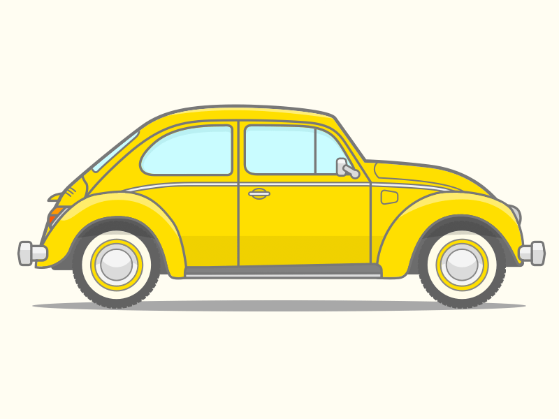 Vw Beetle Vector Line Art Sketch Freebie 800x600 Vw Beetle Vector Line Art Sketch Freebie
