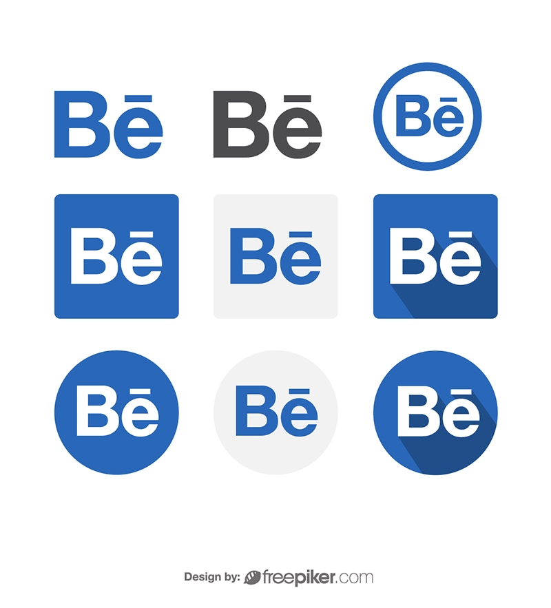 800x883 Freepiker Behance Social Media Icon Vector Icons