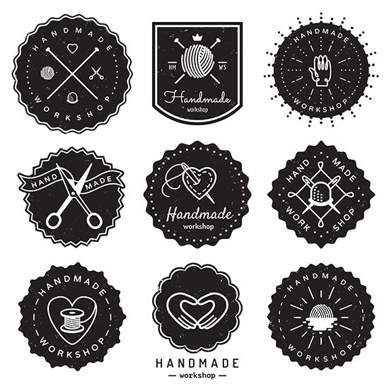 550x550 Vintage Hipster Logo Vector Sets And Business Cards On Behance