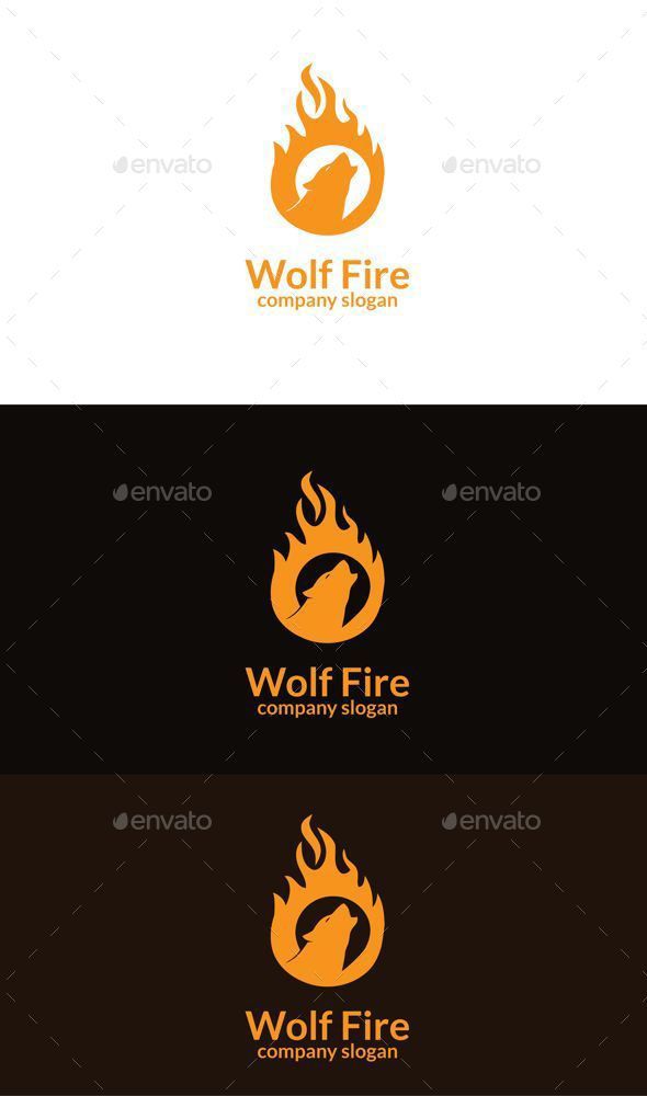 590x1000 Wolf Fire Logo On Behance Logo Inspiration Logos, Graphic