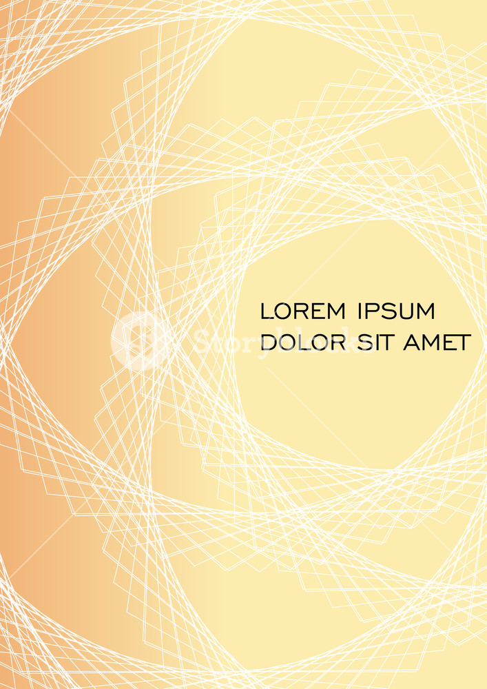 707x1000 Beige Background Template With Multiple White Line Patterns, Low