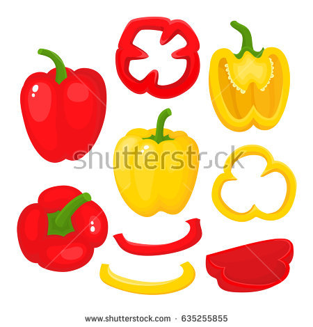 450x470 Peppers Clipart Vector