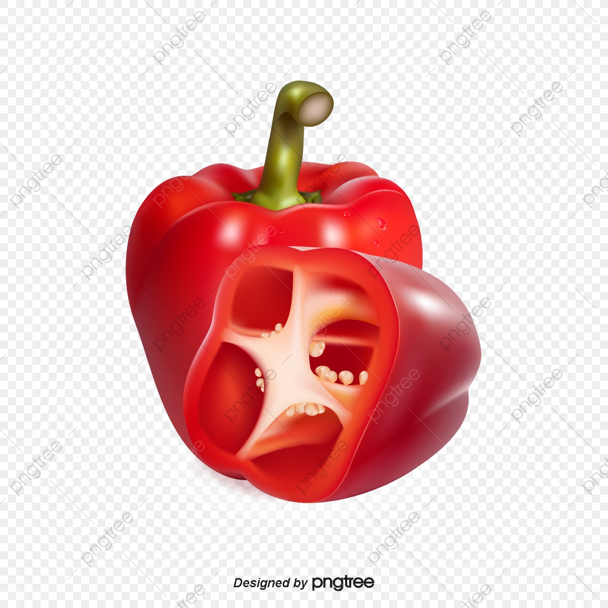 1200x1200 Red Bell Pepper, Vector Material, Chili, Bell Pepper Png
