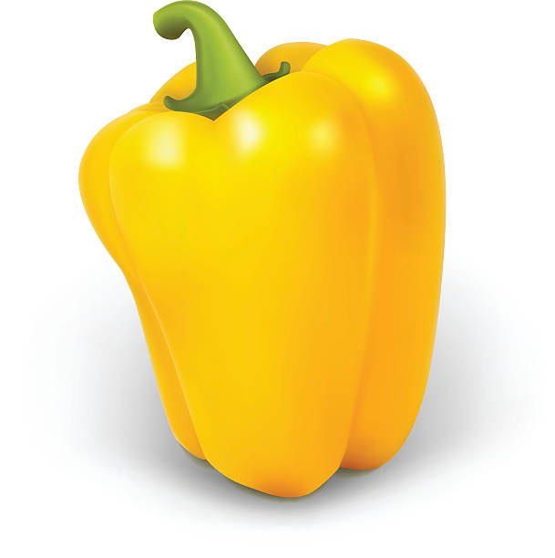 609x612 Yellow Bell Pepper Clipart