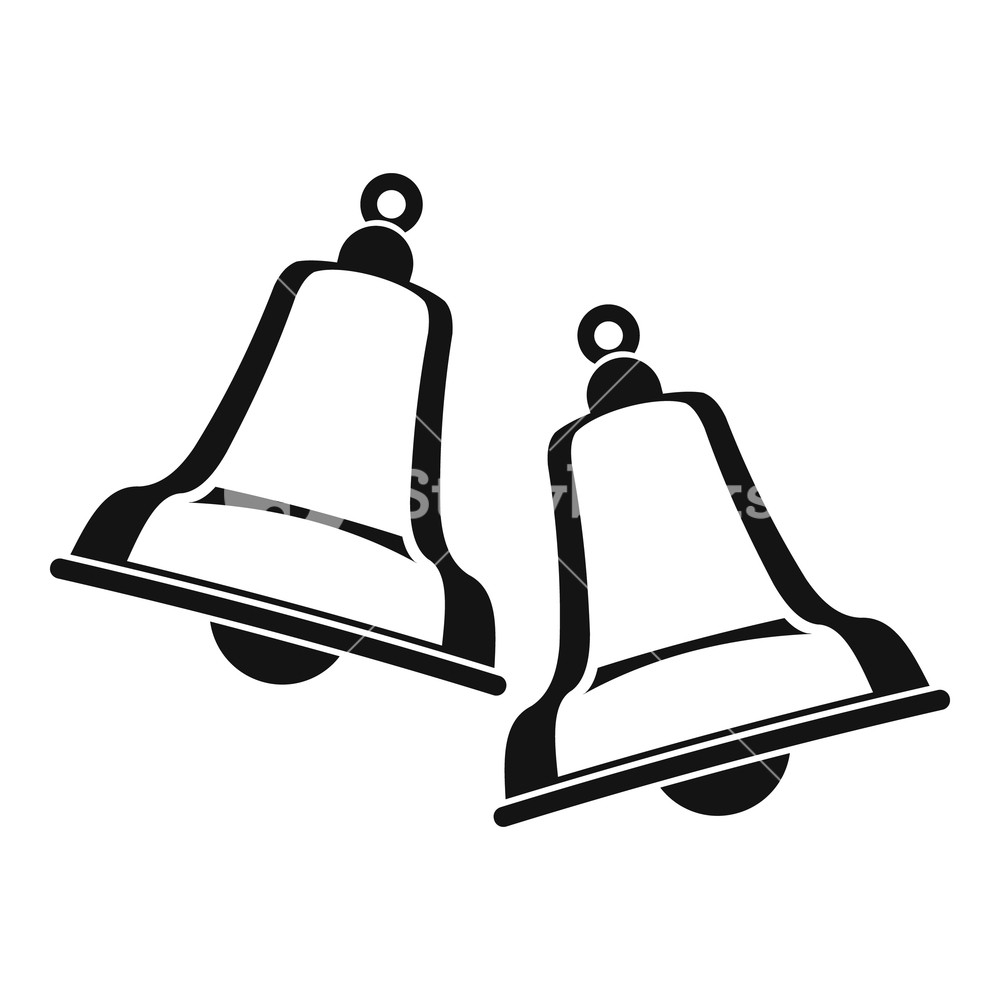 1000x1000 Bells Icon Simple Illustration Of Bells Vector Icon For Web