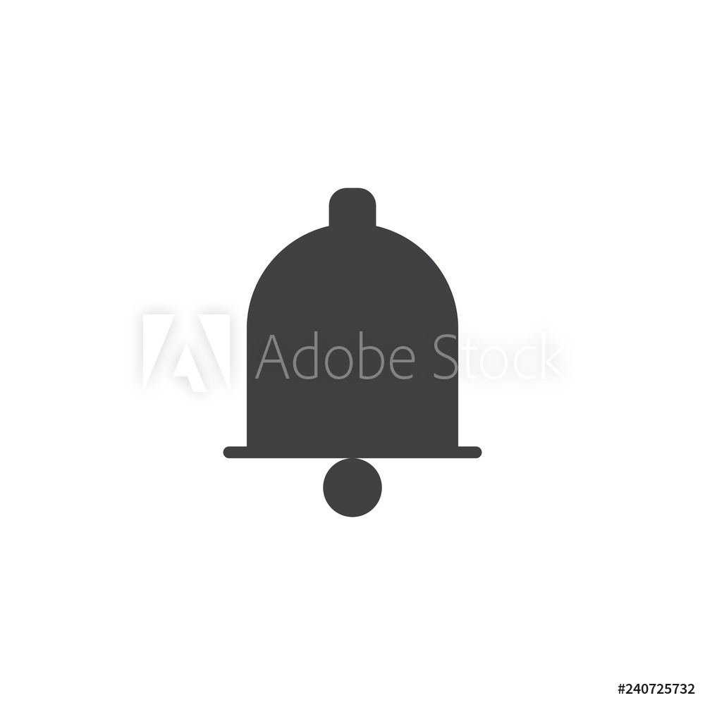 1000x1000 Photo Art Print Notification Bell Vector Icon Europosters